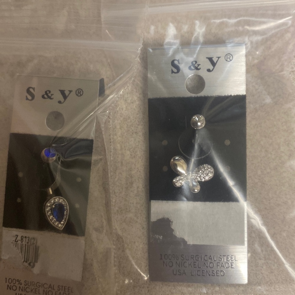 “Surgical Steel” Navel Rings